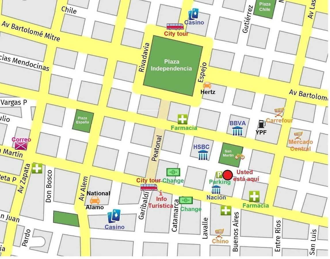 Cielo Andino Malbec -Centrico- Appartement Mendoza