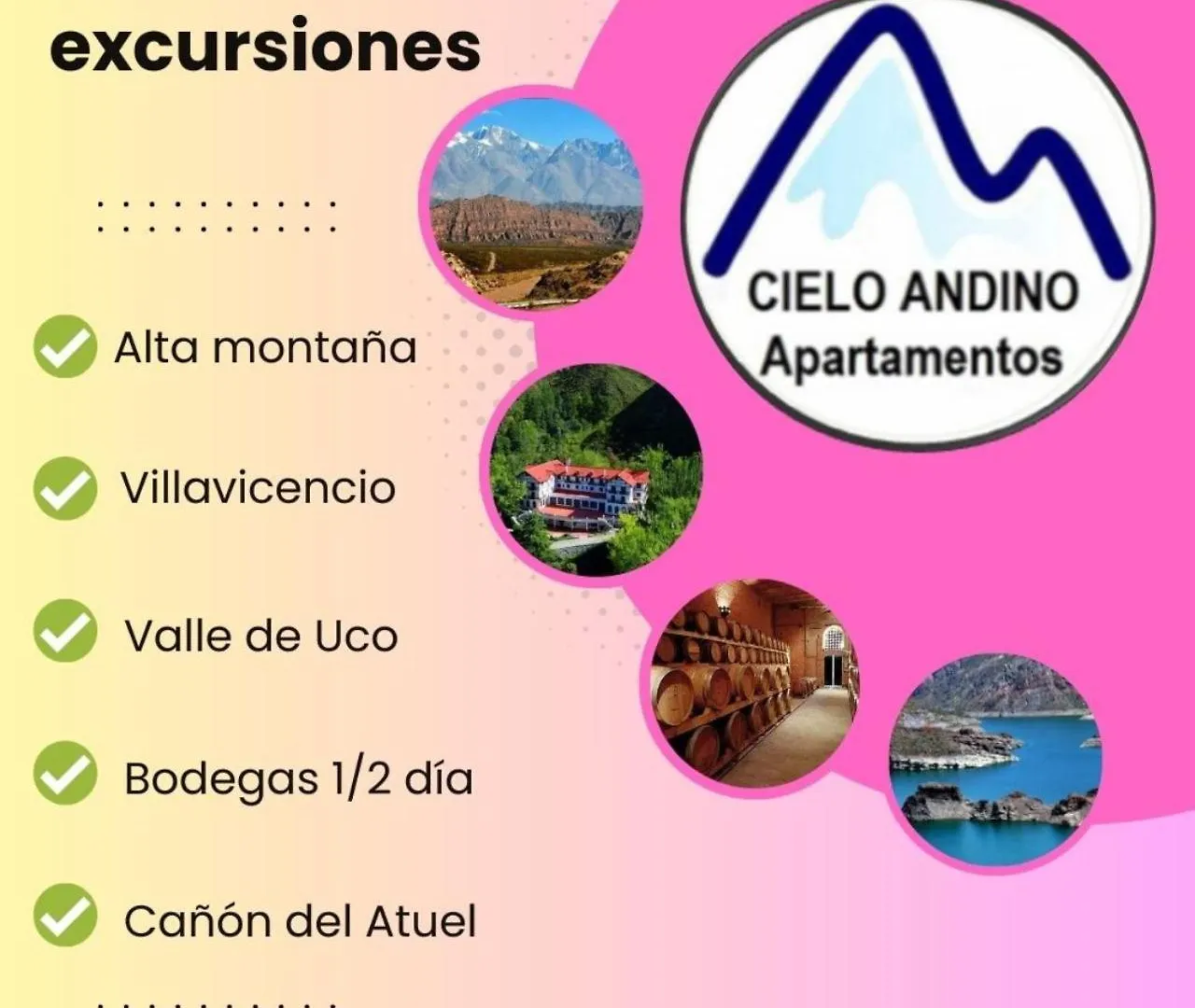 Apartamento Cielo Andino Malbec -Céntrico- Mendoza Argentina